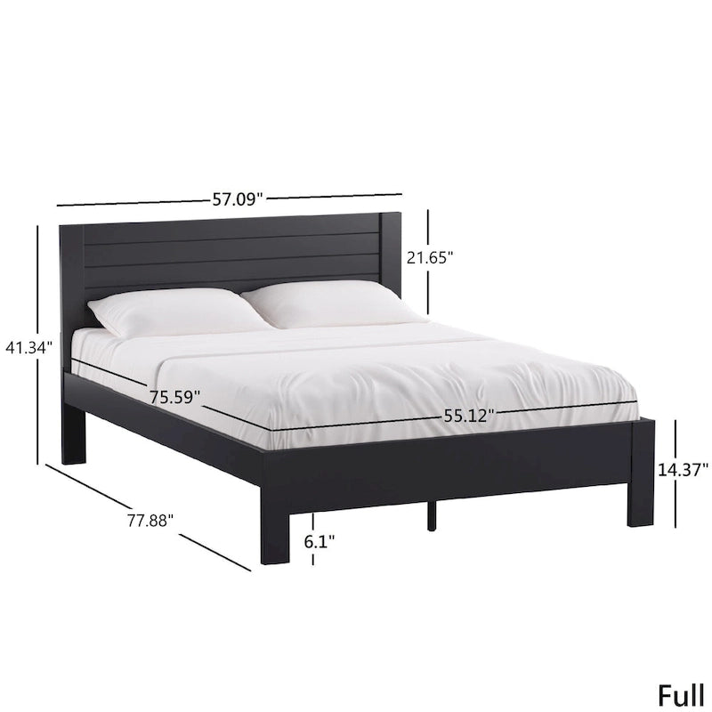 Davidson Horizontal Panel Platform Bed by iNSPIRE Q Classic