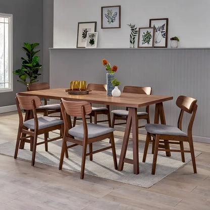 Lucious Mid-Century Modern 7 Piece Dining Set by Christopher Knight Home