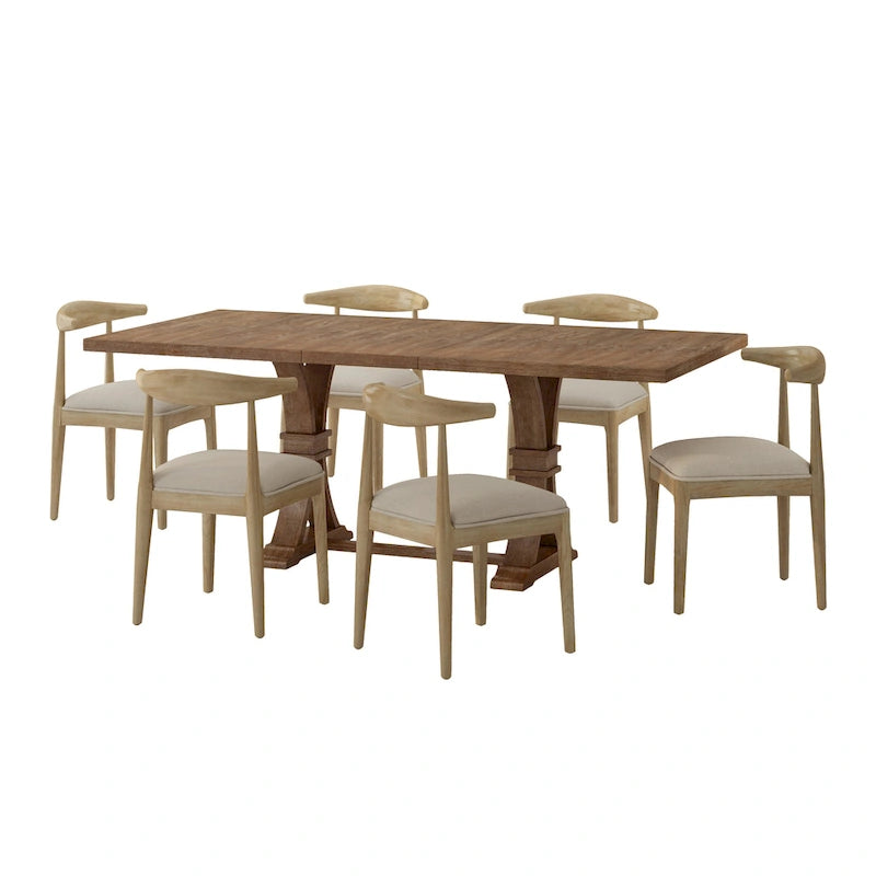 Covey 7 Piece Dining Set by Christopher Knight Home