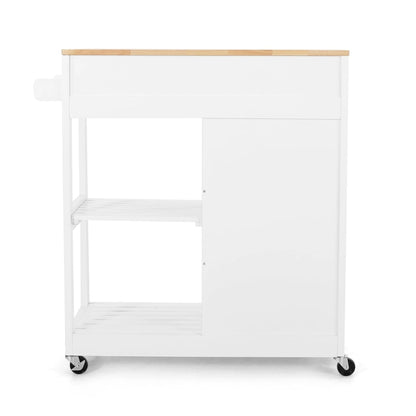 Telfair Kitchen Cart with Wheels by Christopher Knight Home