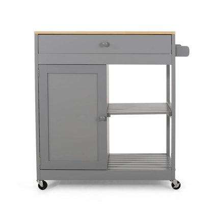 Telfair Kitchen Cart with Wheels by Christopher Knight Home