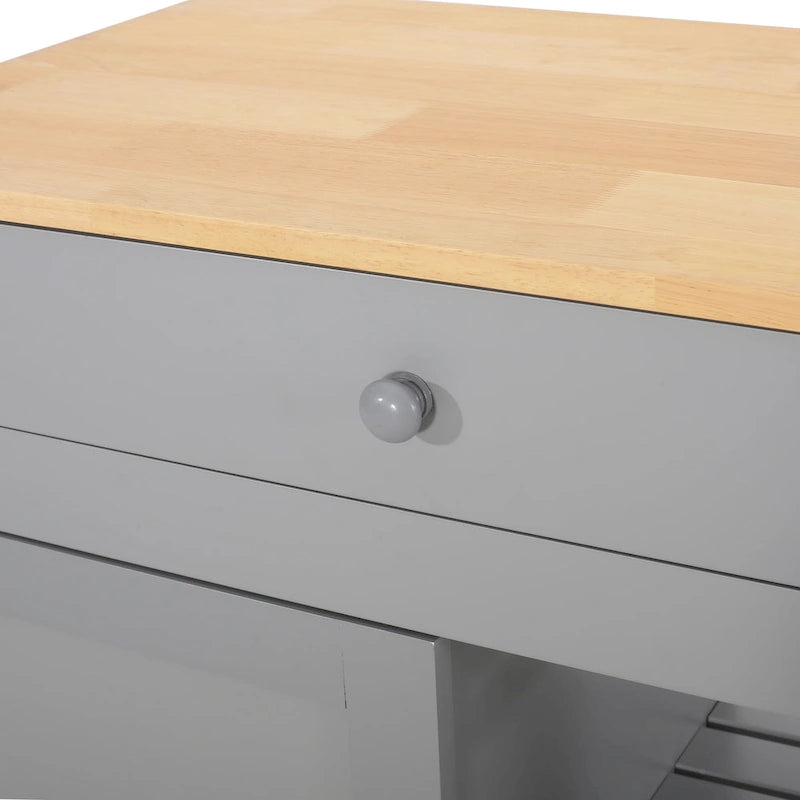 Telfair Kitchen Cart with Wheels by Christopher Knight Home