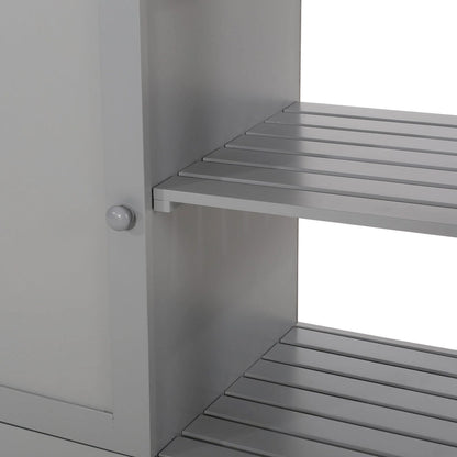 Telfair Kitchen Cart with Wheels by Christopher Knight Home