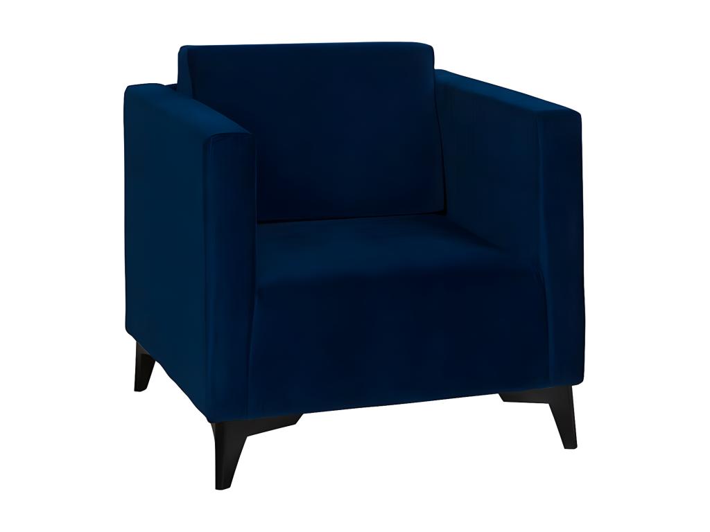 Maisonpuretop 102 Armchair, Blue, 74x76x82cm, Upholstered, Plastic Legs, 76330YQNF