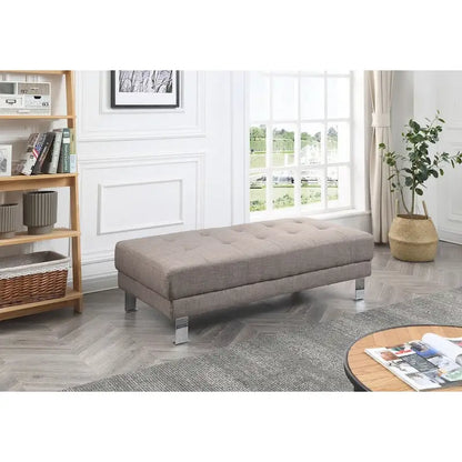 Twill Oversized Ottoman