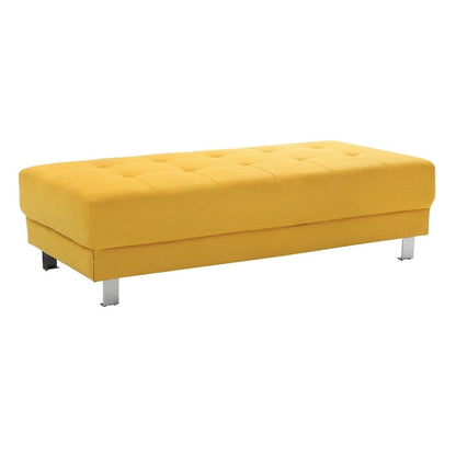Twill Oversized Ottoman