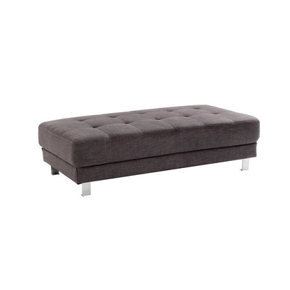 Twill Oversized Ottoman