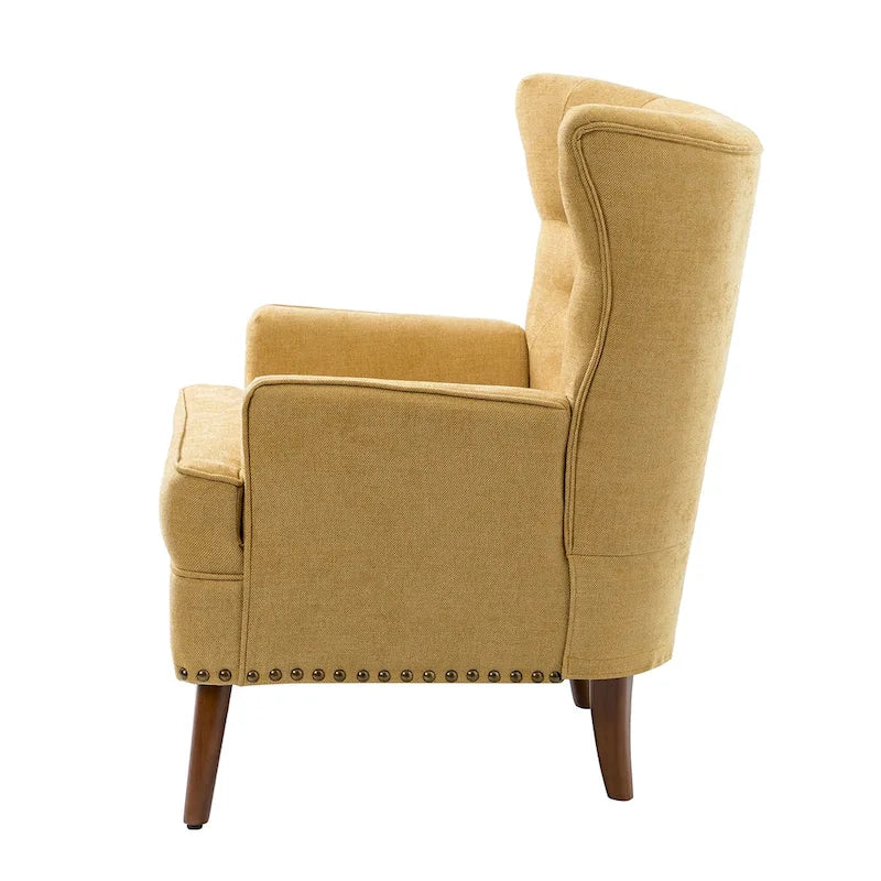 Alpheus Accent Armchair with Nailhead Trim by HULALA HOME