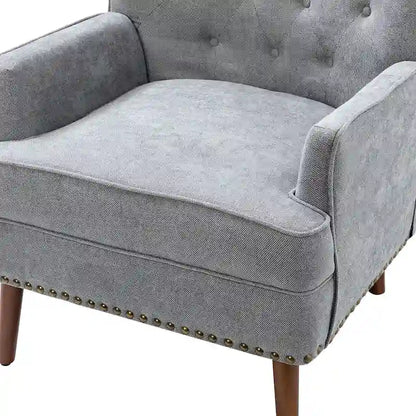 Alpheus Accent Armchair with Nailhead Trim by HULALA HOME