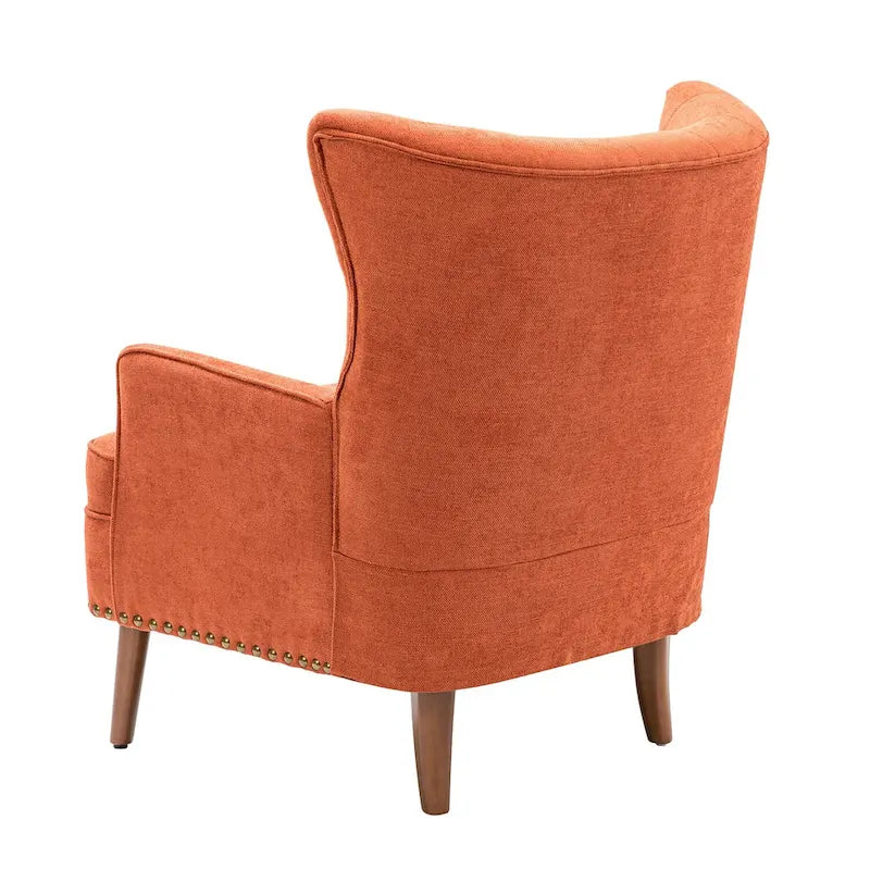 Alpheus Accent Armchair with Nailhead Trim by HULALA HOME