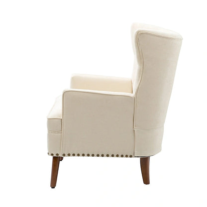 Alpheus Accent Armchair with Nailhead Trim by HULALA HOME
