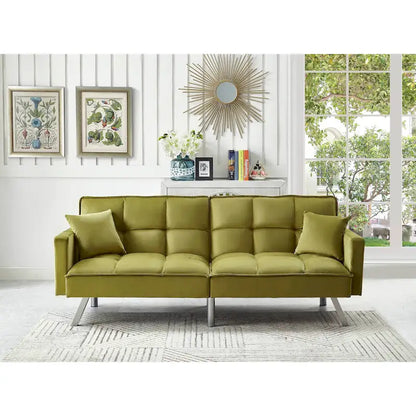 Comfortable Velvet Sleeper Sofa Bed by Legend Furniture