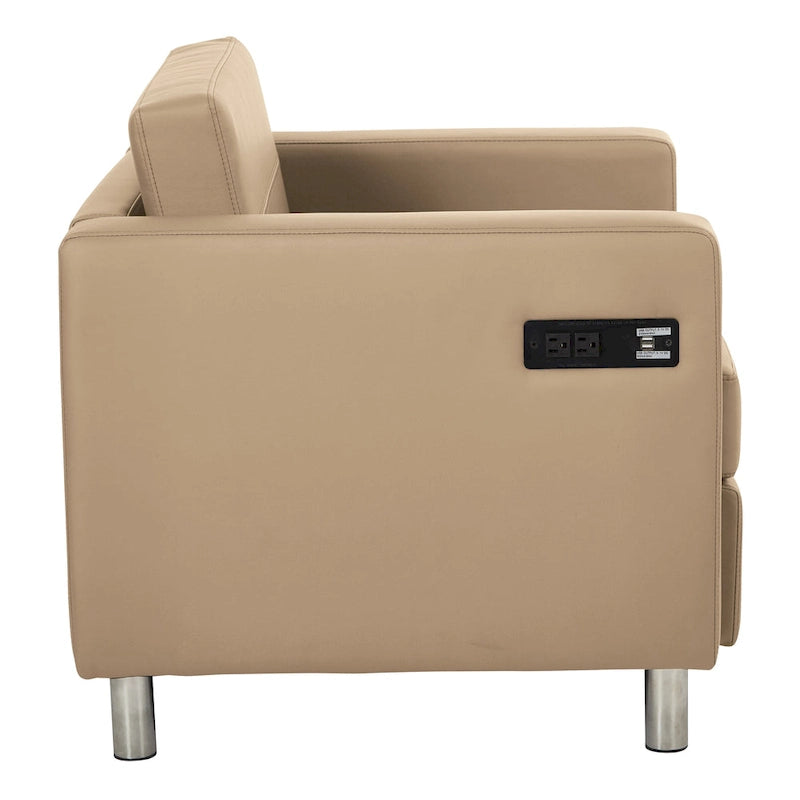 Porch &amp; Den Canal Chair with Single Charging Station