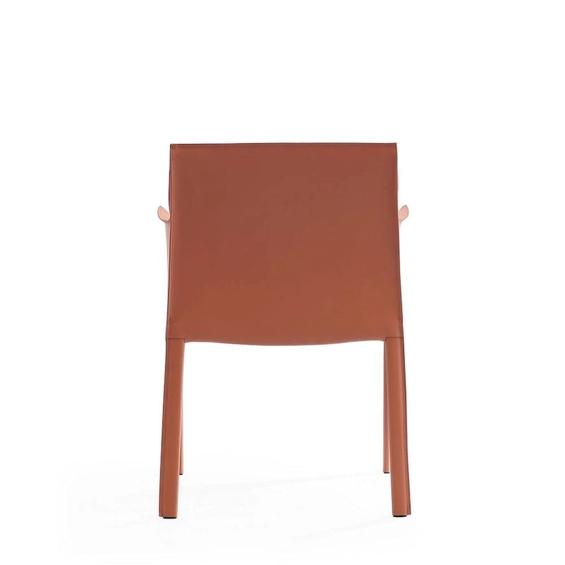 Paris Saddle Leather Dining Room Armchair