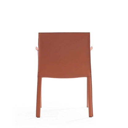 Paris Saddle Leather Dining Room Armchair