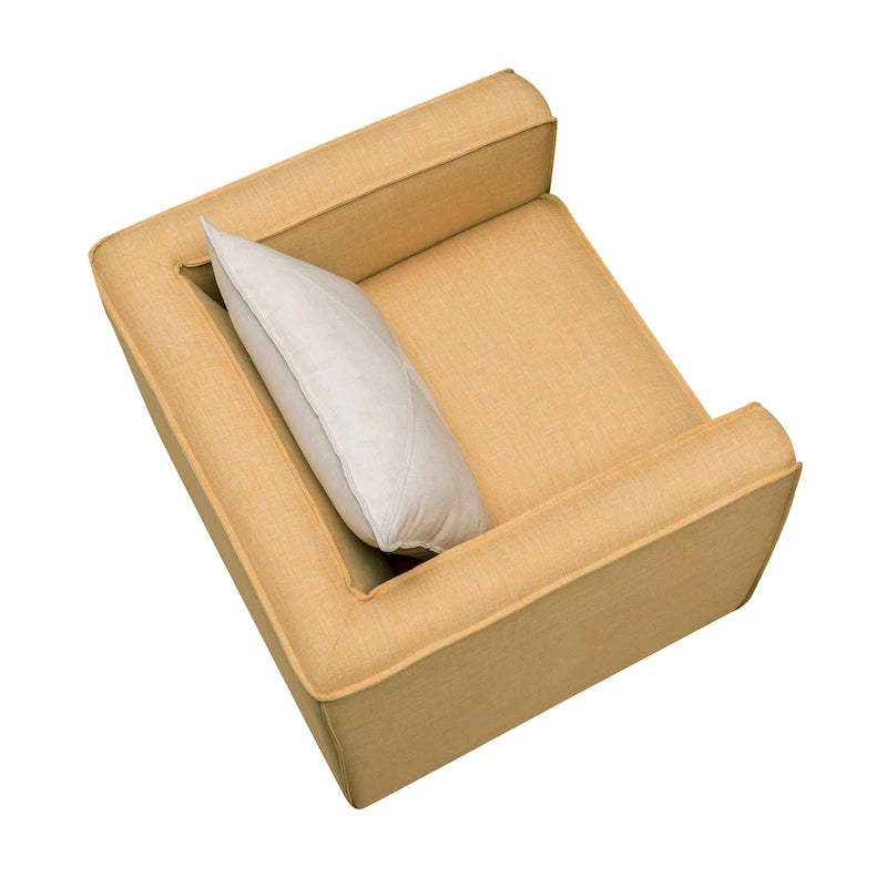 Dack Contemporary Fabric Upholstered Accent Chair by Furniture of America