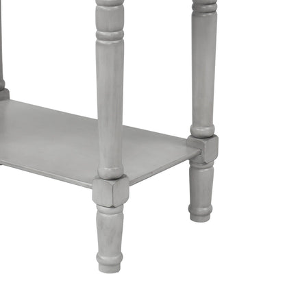 Wooden Console Table, Sofa Table with Storage Drawers and Shelf