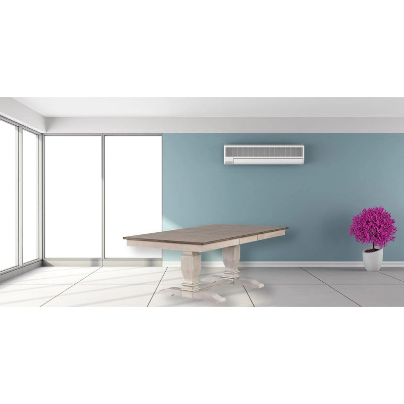 Double Transitional Base Dining Table In Ash - N/A