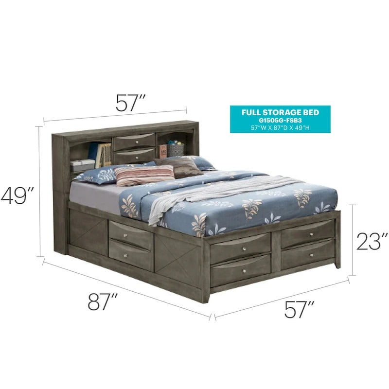 Marilla Full Panel Beds