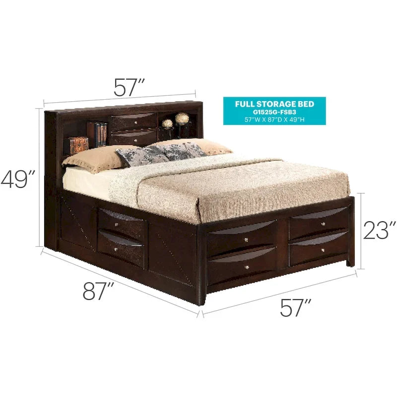 Marilla Full Panel Beds