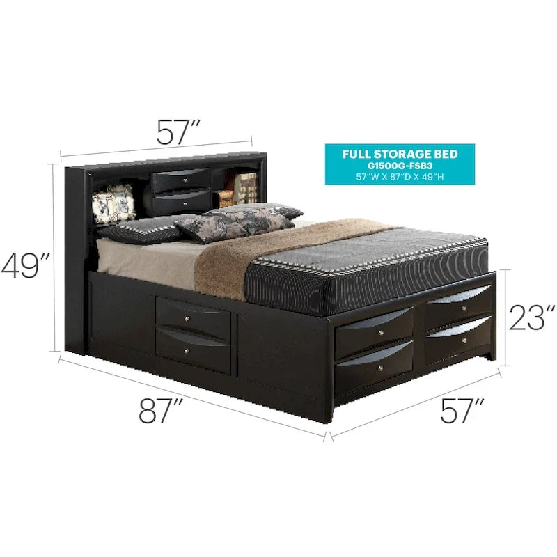 Marilla Full Panel Beds
