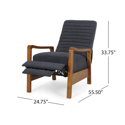 Munro Channel Stitch Pushback Recliner by Christopher Knight Home