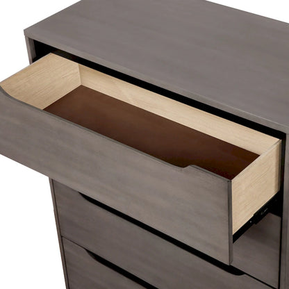 Fopp Mid-century Modern 4-Drawer Solid Wood Chest by Furniture of America