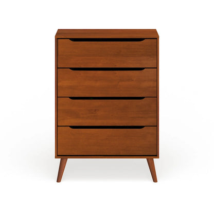 Fopp Mid-century Modern 4-Drawer Solid Wood Chest by Furniture of America