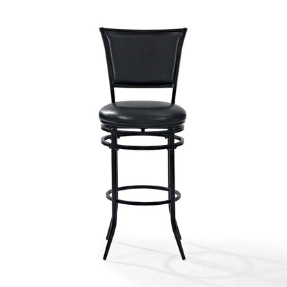 Rachel Black Swivel Bar Stool - N/A