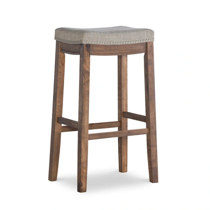 Linon Willamette Rustic 32-Inch Backless Bar Stool