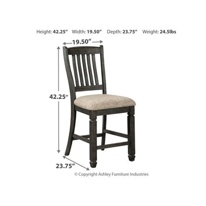 Signature Design by Ashley Tyler Creek Counter Height Bar Stool - Set of 2