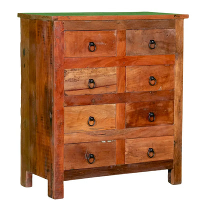 Maadze 32 Wide Reclaimed wood 8-Drawers Chest