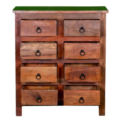 Maadze 32 Wide Reclaimed wood 8-Drawers Chest