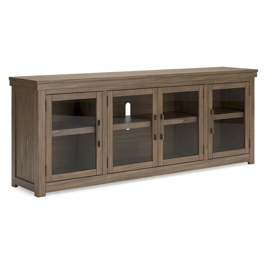 Signature Design by Ashley Boardernest Brown 85 TV Stand for TVs up to 97 - 85W x 18D x 33H