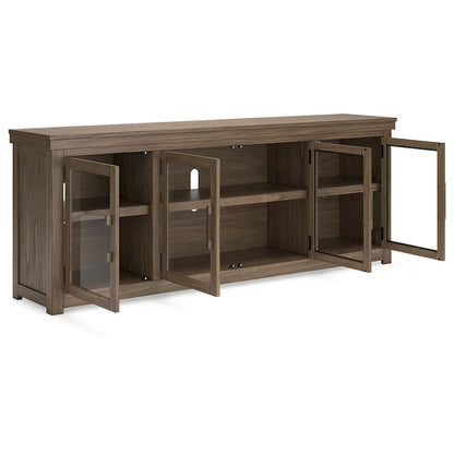 Signature Design by Ashley Boardernest Brown 85 TV Stand for TVs up to 97 - 85W x 18D x 33H