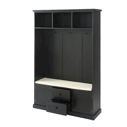 47.2Inch Hall Tree with 3 Hooks for Entrance