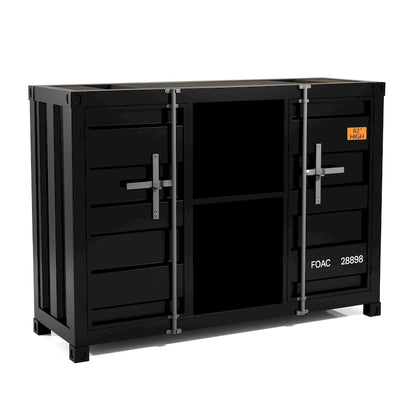 Kilcurry Industrial 46-inch Steel 6-Shelf Console Table by Furniture of America