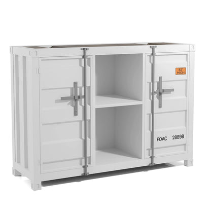 Kilcurry Industrial 46-inch Steel 6-Shelf Console Table by Furniture of America