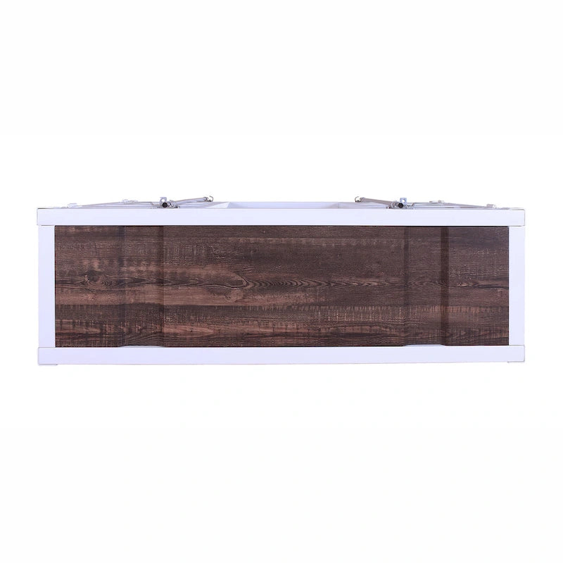 Kilcurry Industrial 46-inch Steel 6-Shelf Console Table by Furniture of America