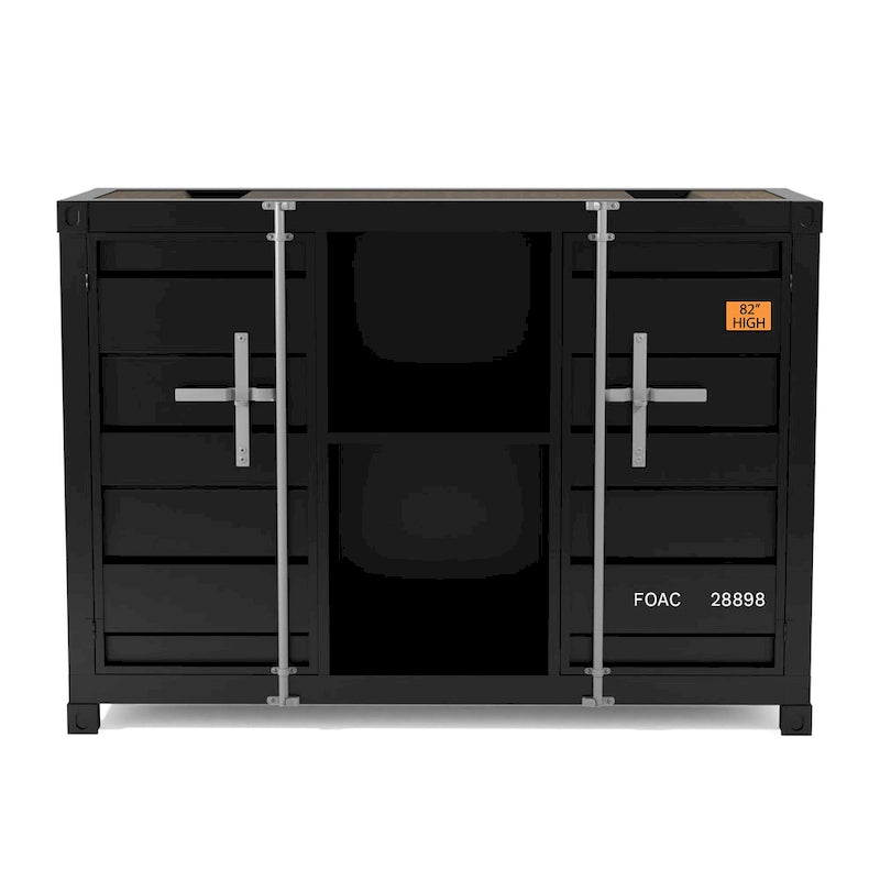 Kilcurry Industrial 46-inch Steel 6-Shelf Console Table by Furniture of America