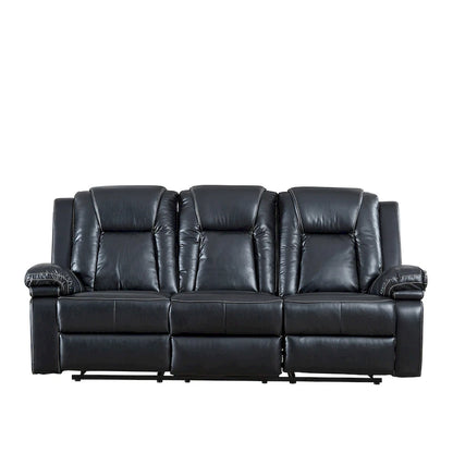 Bonded Leather Recliner Sofa