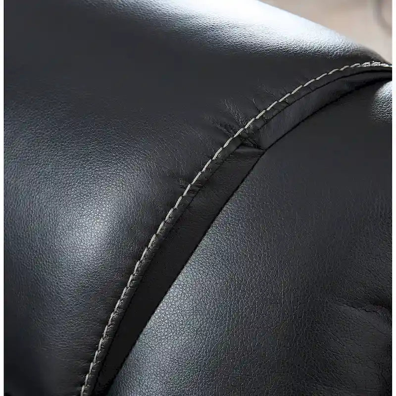 Bonded Leather Recliner Sofa