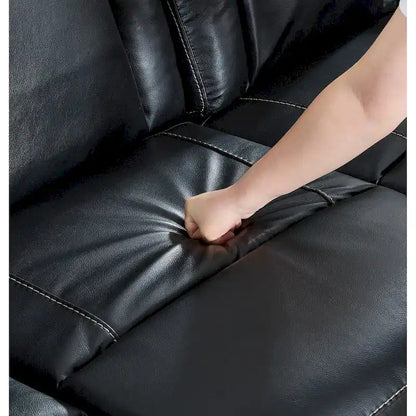 Bonded Leather Recliner Sofa