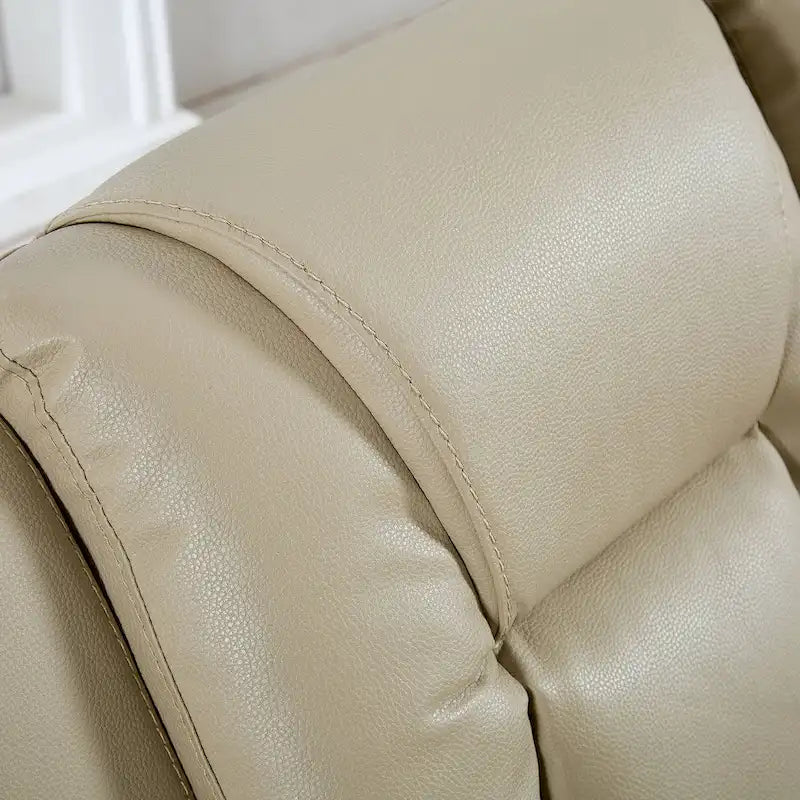 Bonded Leather Recliner Sofa