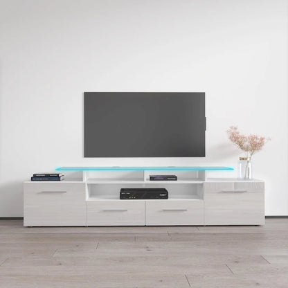 Evora Modern TV Stand with LED Light System