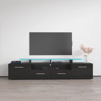 Evora Modern TV Stand with LED Light System
