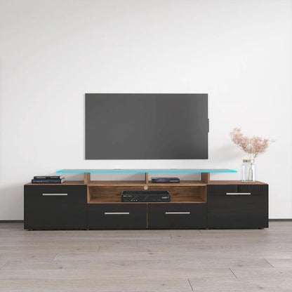 Evora Modern TV Stand with LED Light System