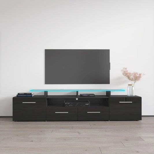 Evora Modern TV Stand with LED Light System