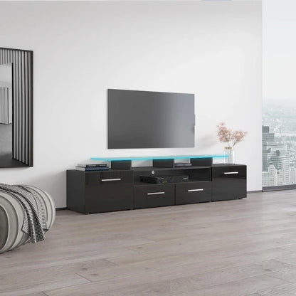 Evora Modern TV Stand with LED Light System