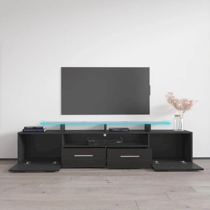 Evora Modern TV Stand with LED Light System